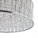 John Lewis ceiling light Emilia large crystal drum flush, UK version