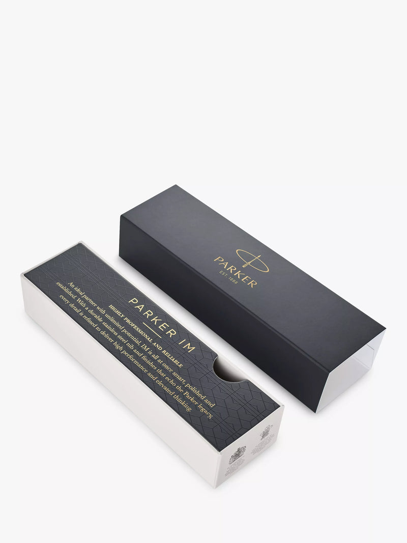 PARKER rollerball pen black chrome trim, imported from the UK