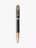 Parker IM Premium Chiselled Rollerball Pen in Black, imported from the UK