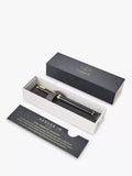 Parker IM Premium Chiselled Rollerball Pen in Black, imported from the UK