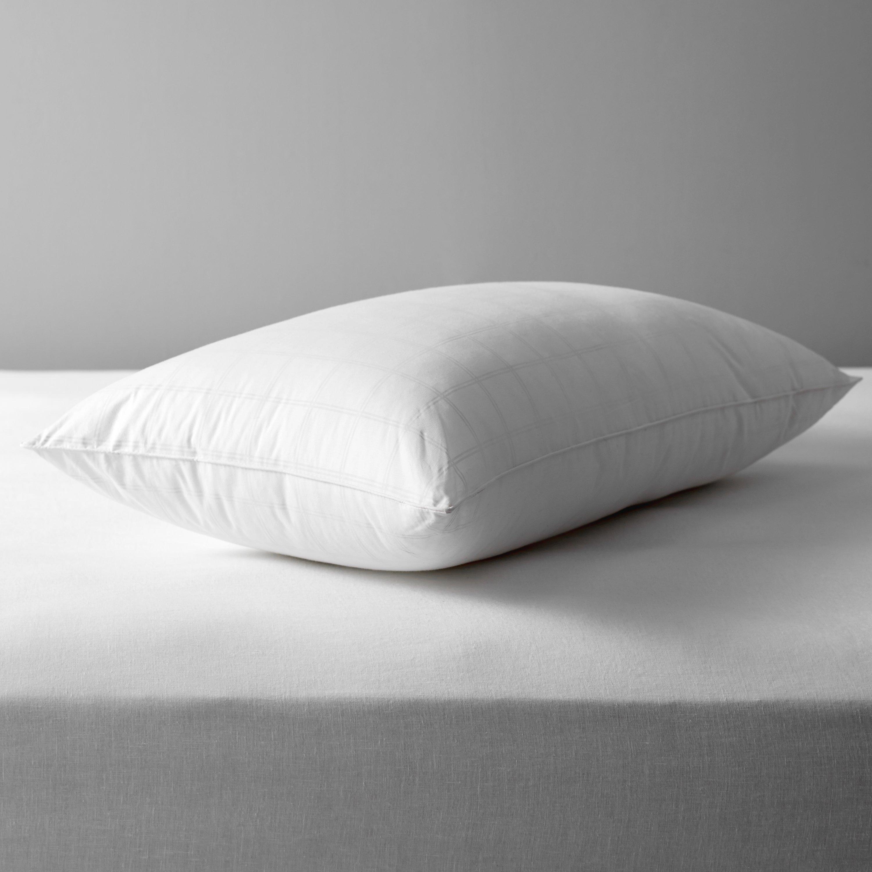 John Lewis standard firm pillow with synthetic clusterfibre filling, UK version