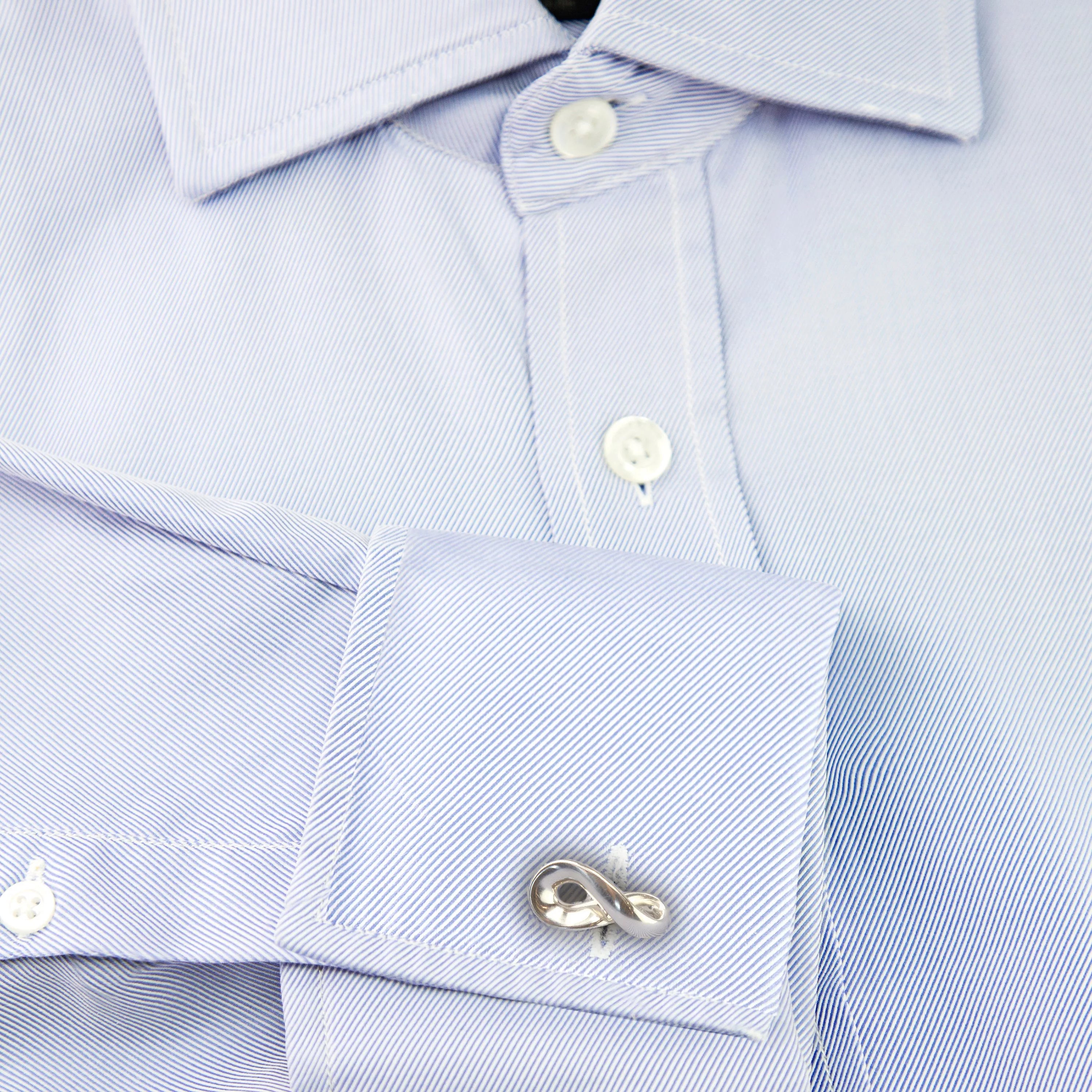 Georg Jensen Infinity Cufflinks in silver, imported from the UK