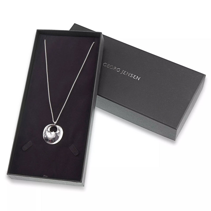 Georg Jensen Hidden Heart pendant necklace sterling silver - British product