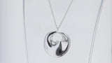 Georg Jensen Hidden Heart pendant necklace sterling silver - British product
