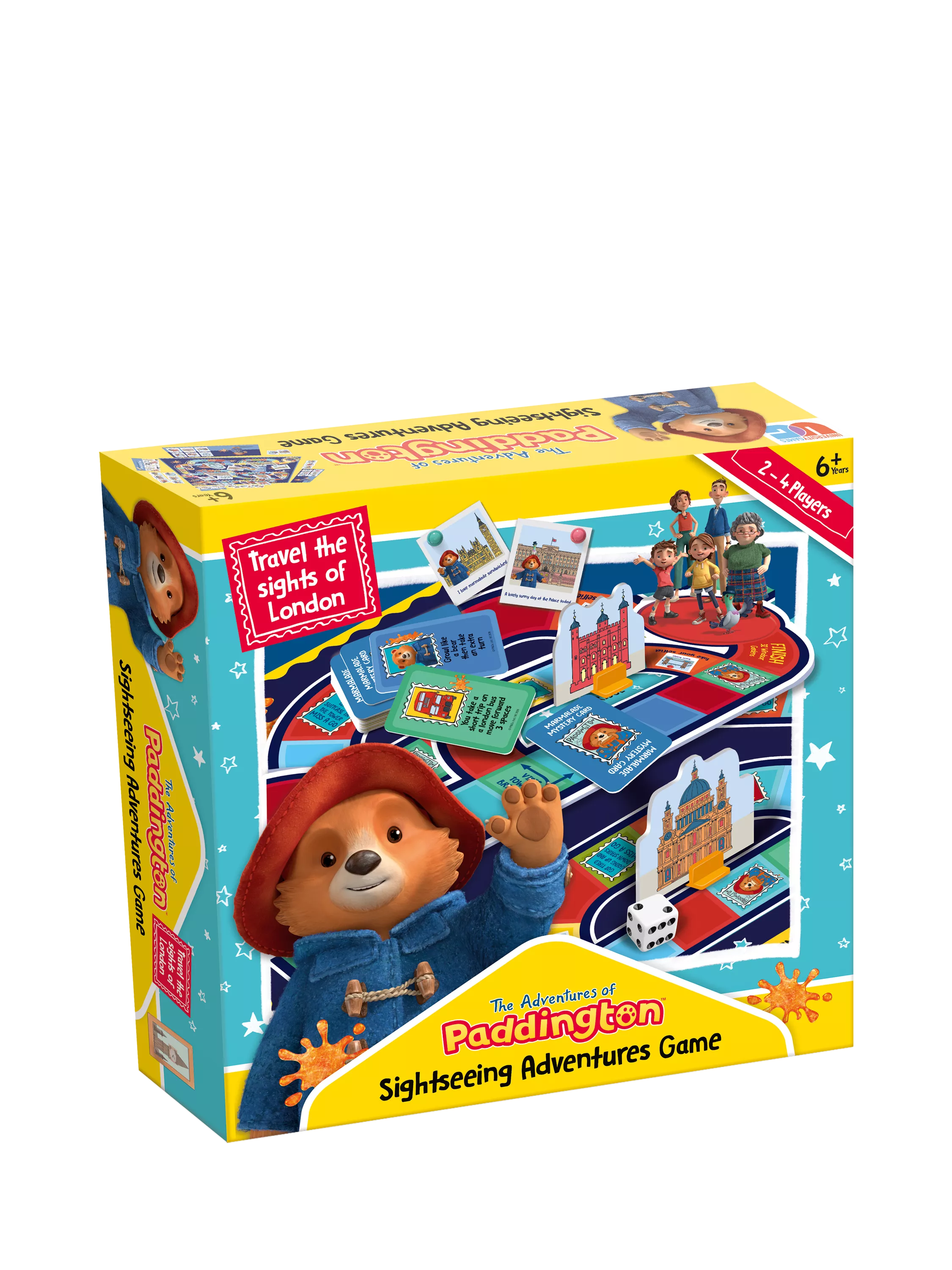 Sightseeing adventure board game with Paddington Bear, imported from the UK