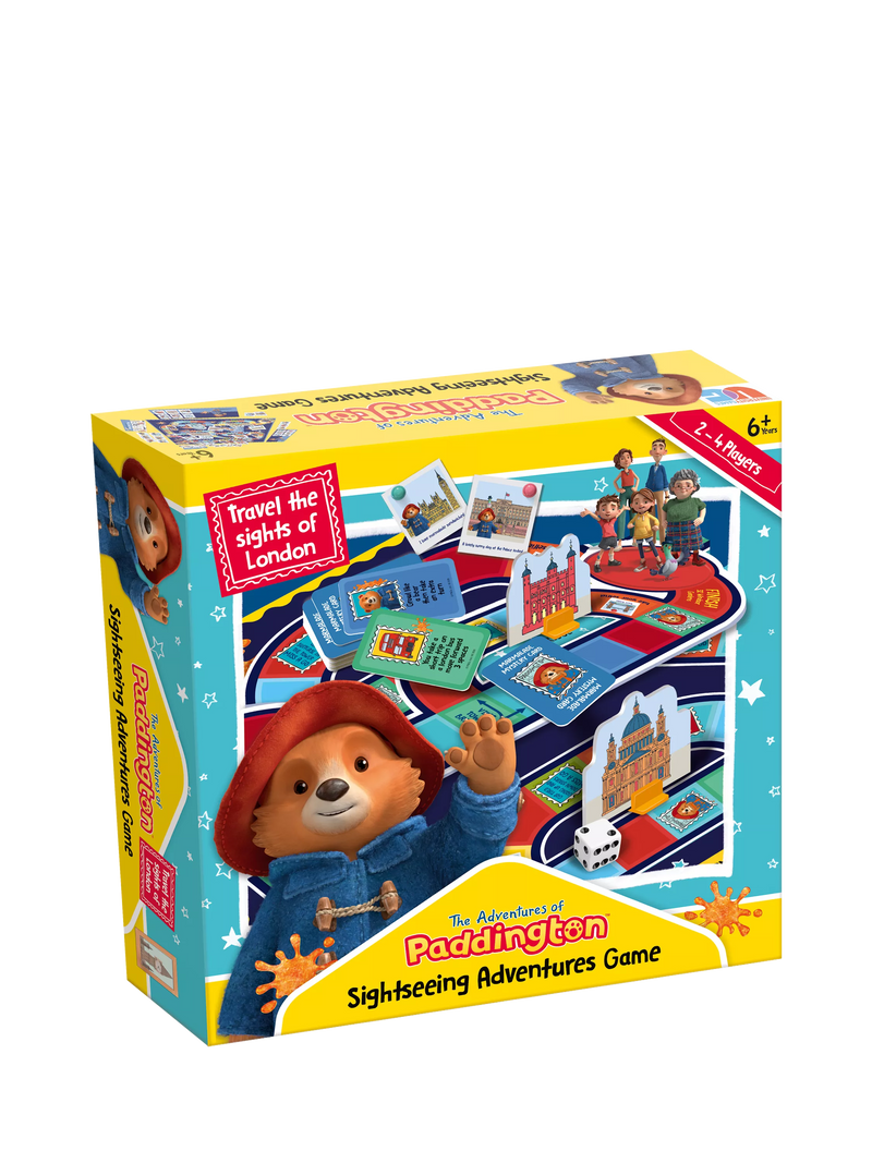 Sightseeing adventure board game with Paddington Bear, imported from the UK
