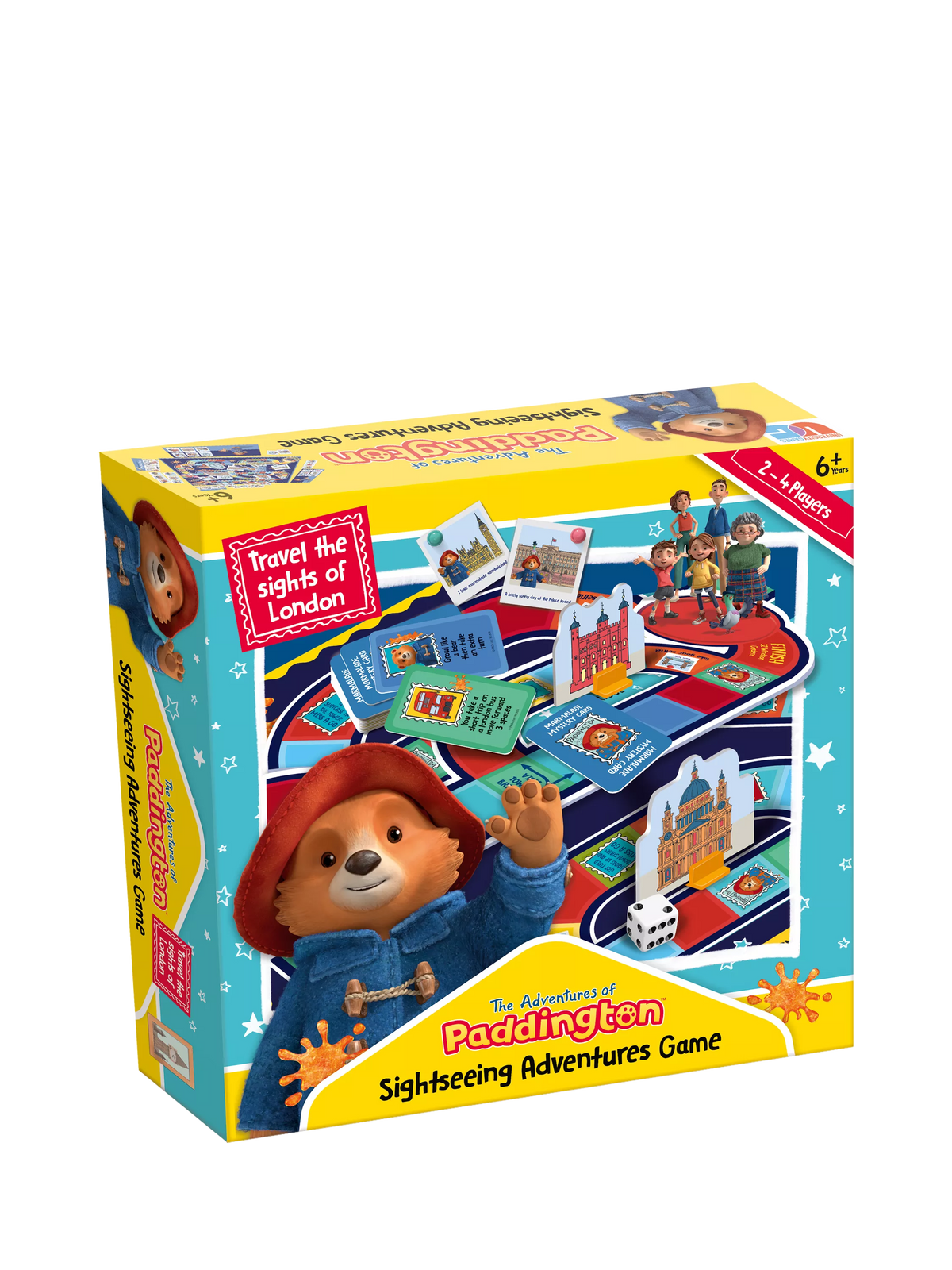 Sightseeing adventure board game with Paddington Bear, imported from the UK