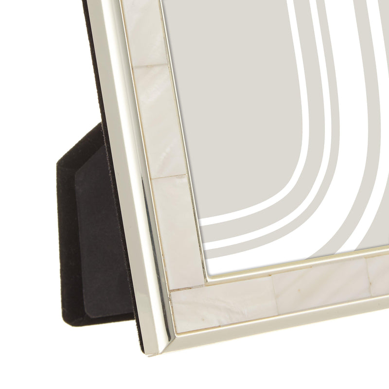 John Lewis mother of pearl photo frame, silver, UK version