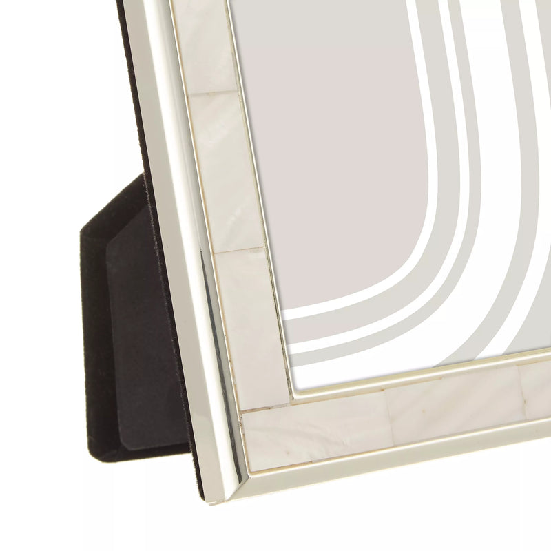 John Lewis mother of pearl photo frame, silver, UK version