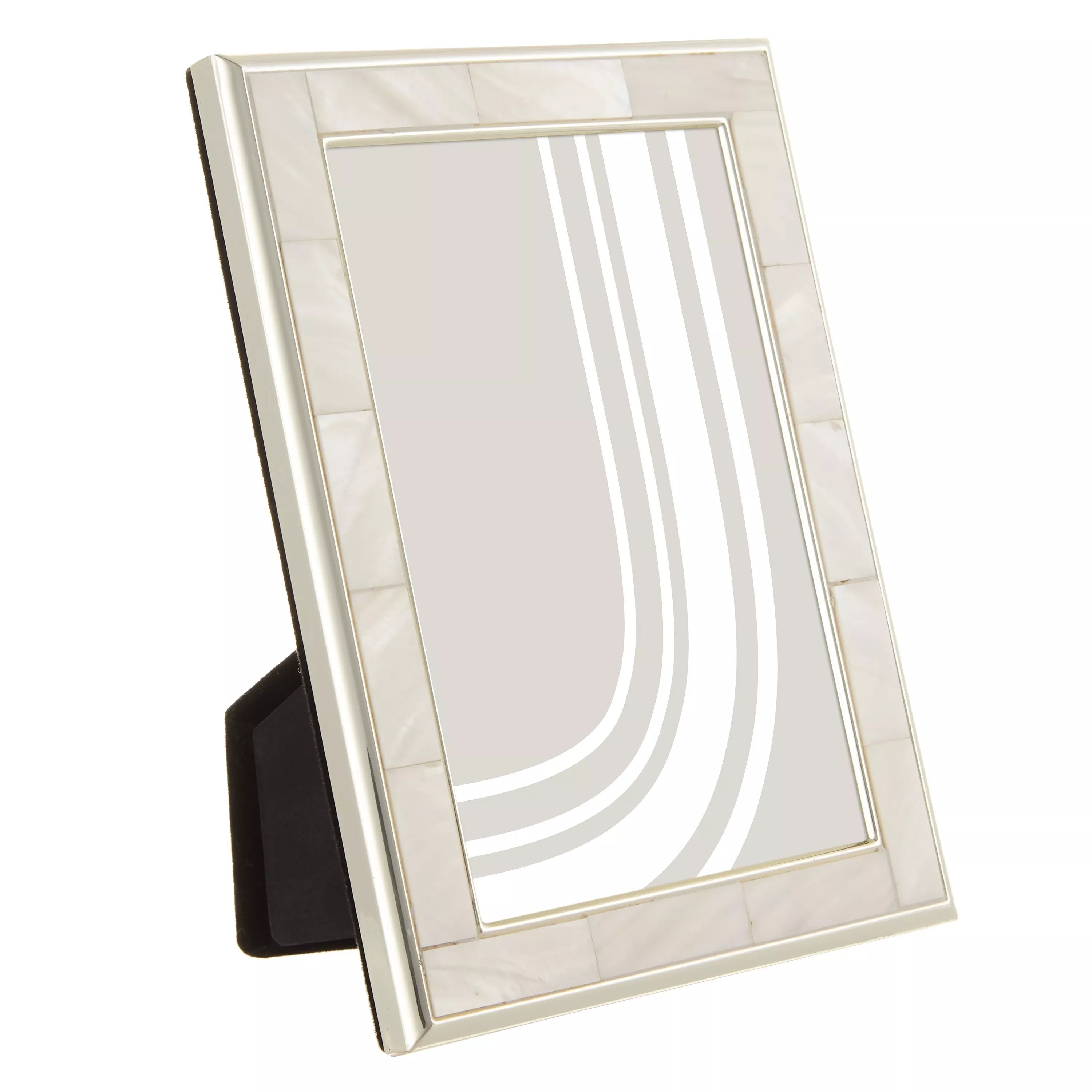 John Lewis mother of pearl photo frame, silver, UK version