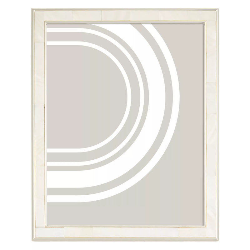 John Lewis Mother Of Pearl Photo Frame, Silver, 8 x 10" (20 x 25cm)