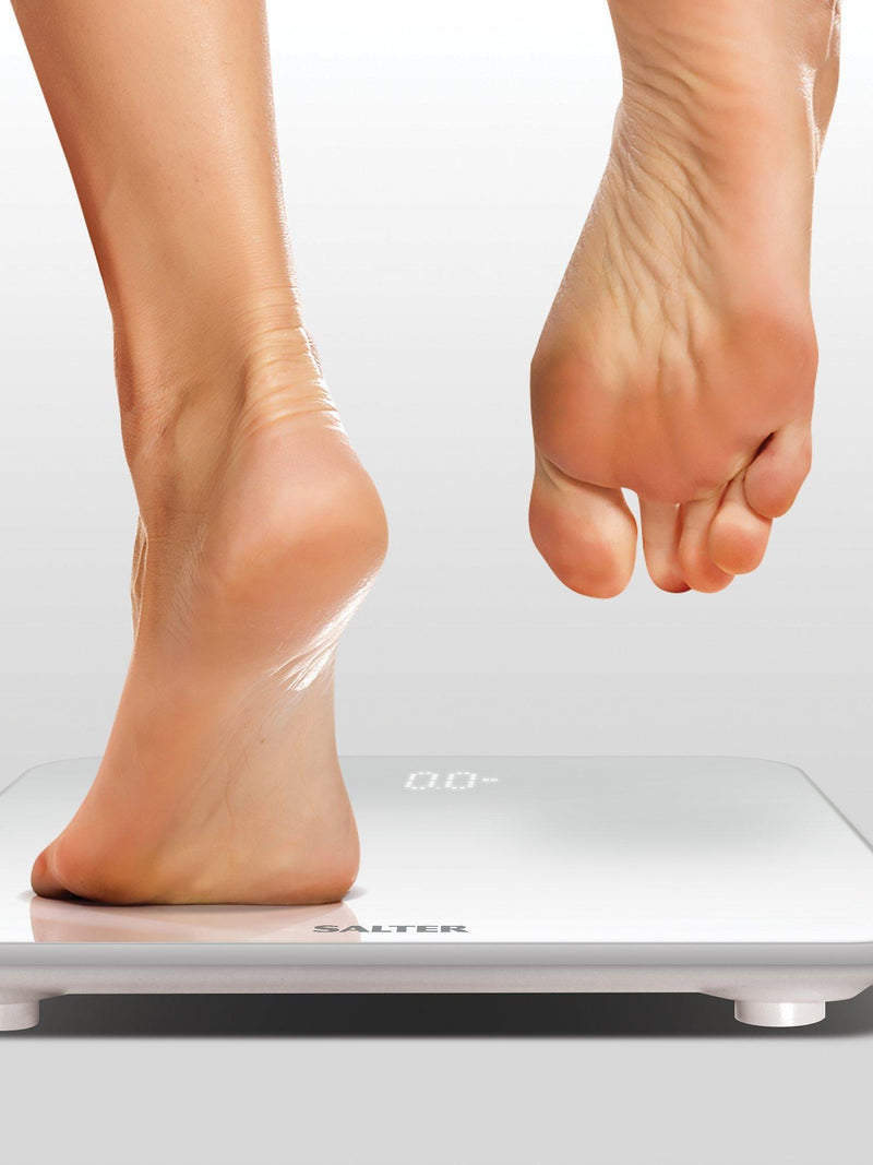 Salter LED Digital Bathroom Scale Ghost Compact (British brand)