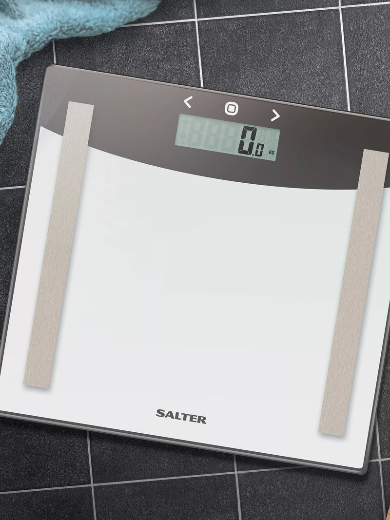 Salter body analyser bathroom scale glass (British brand)