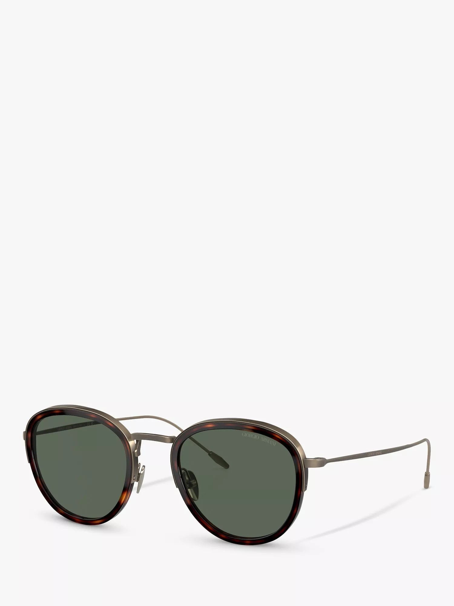 Giorgio Armani AR6068 round sunglasses 50mm lens metal frame (British brand)