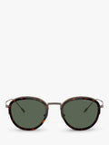 Giorgio Armani AR6068 round sunglasses 50mm lens metal frame (British brand)