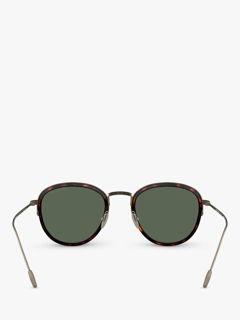 Giorgio Armani AR6068 round sunglasses 50mm lens metal frame (British brand)