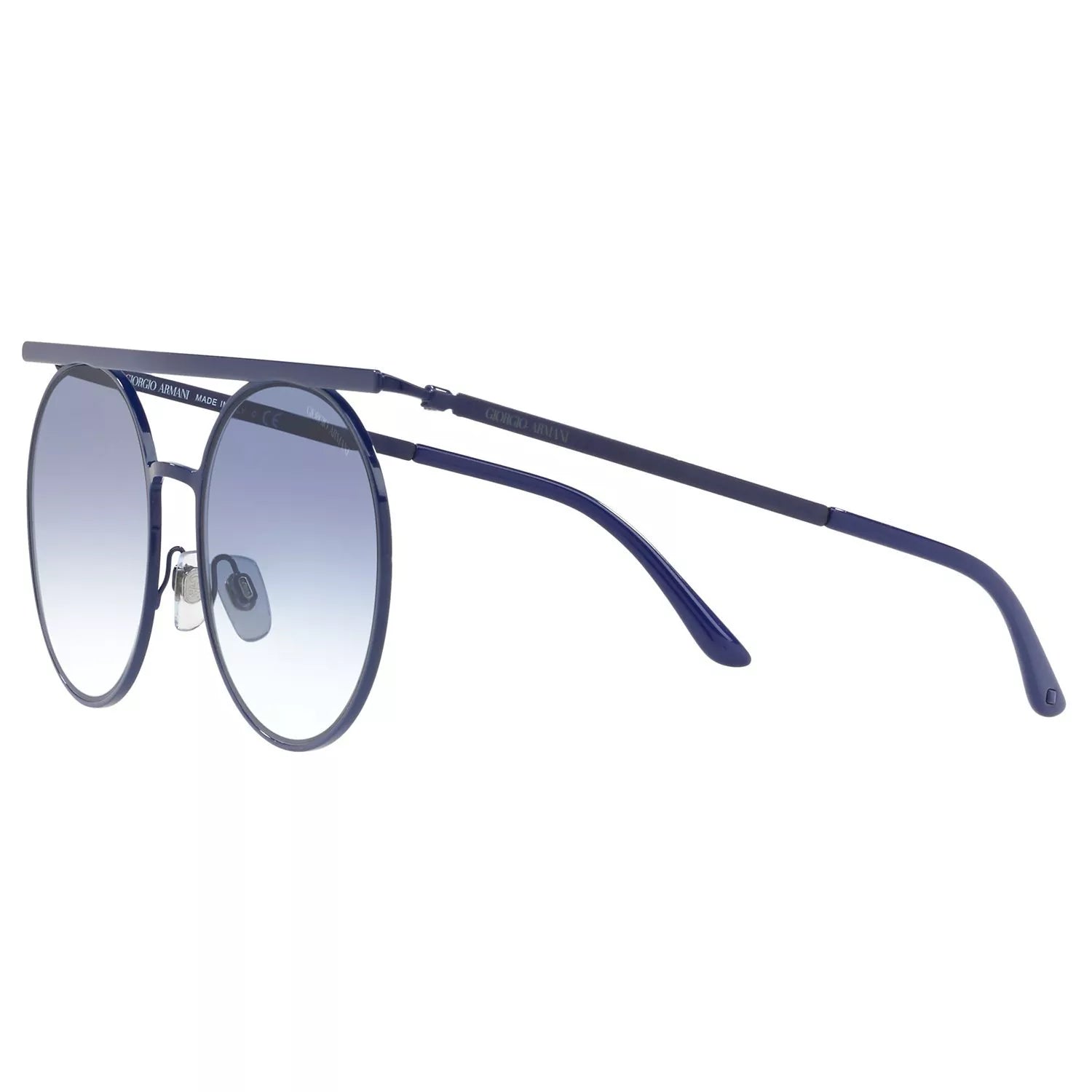 Giorgio Armani round sunglasses navy blue gradient - British product