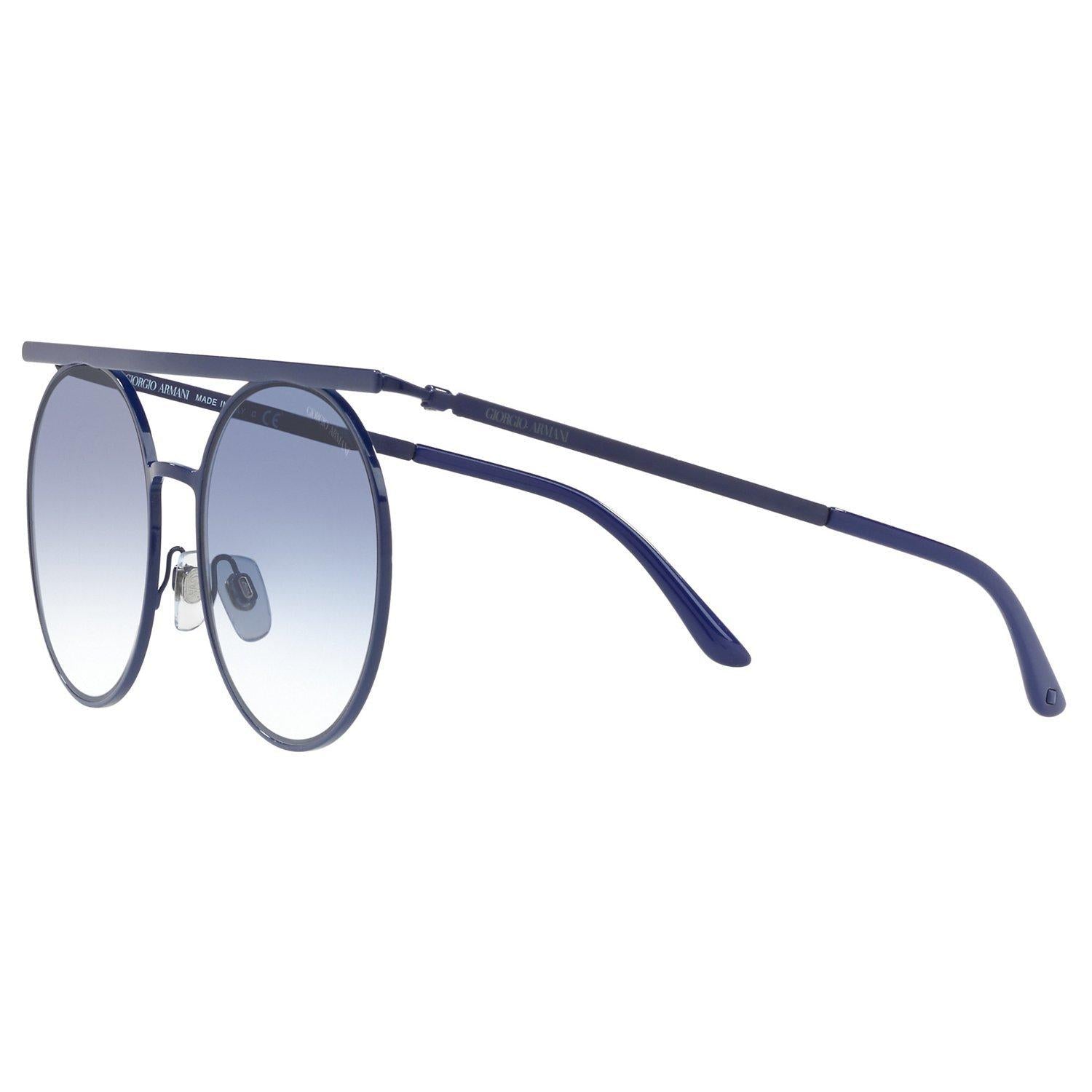 Giorgio Armani round sunglasses navy blue gradient - British product