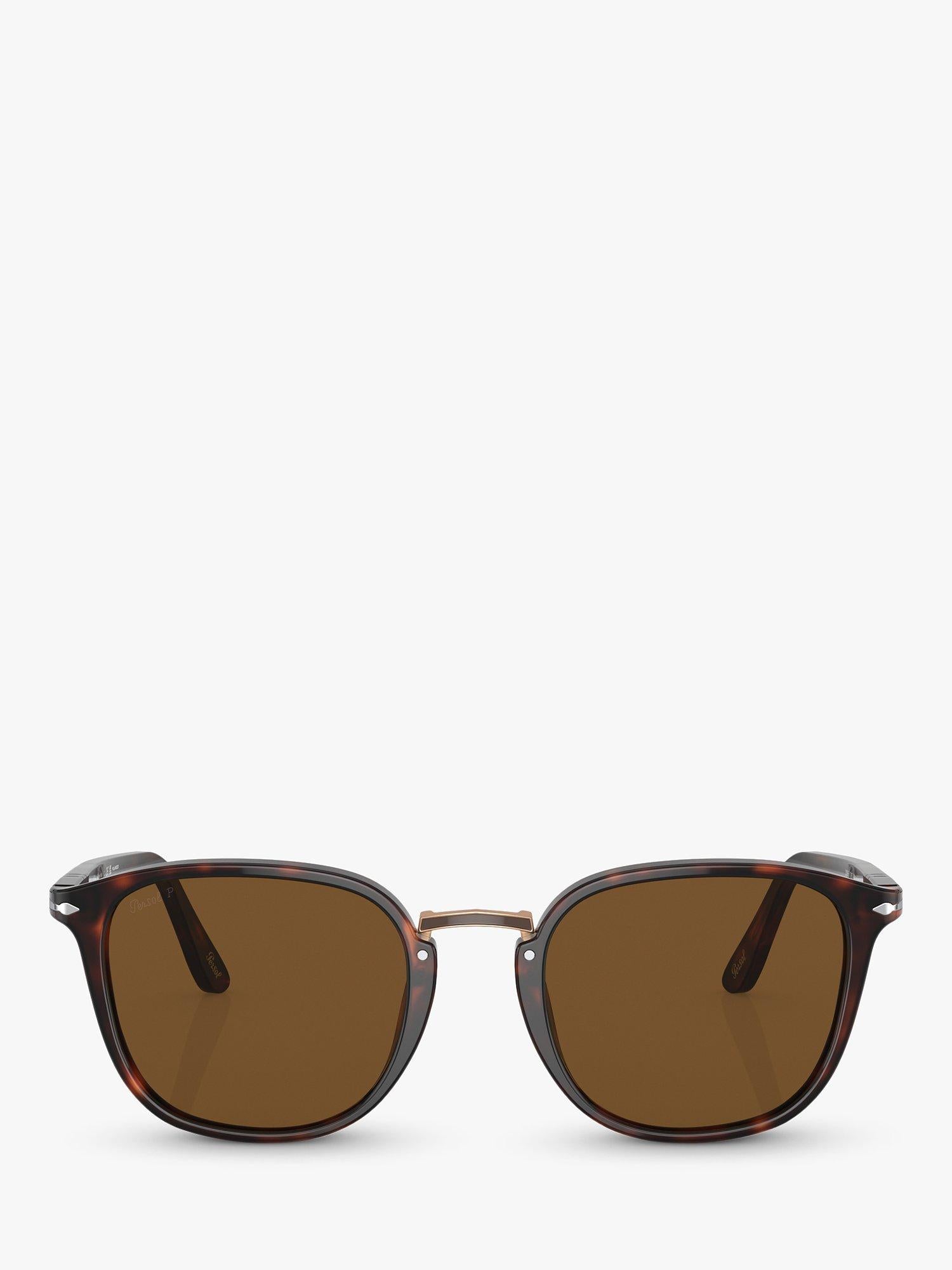 Persol PO3186S polarised square sunglasses 53mm, imported from the UK