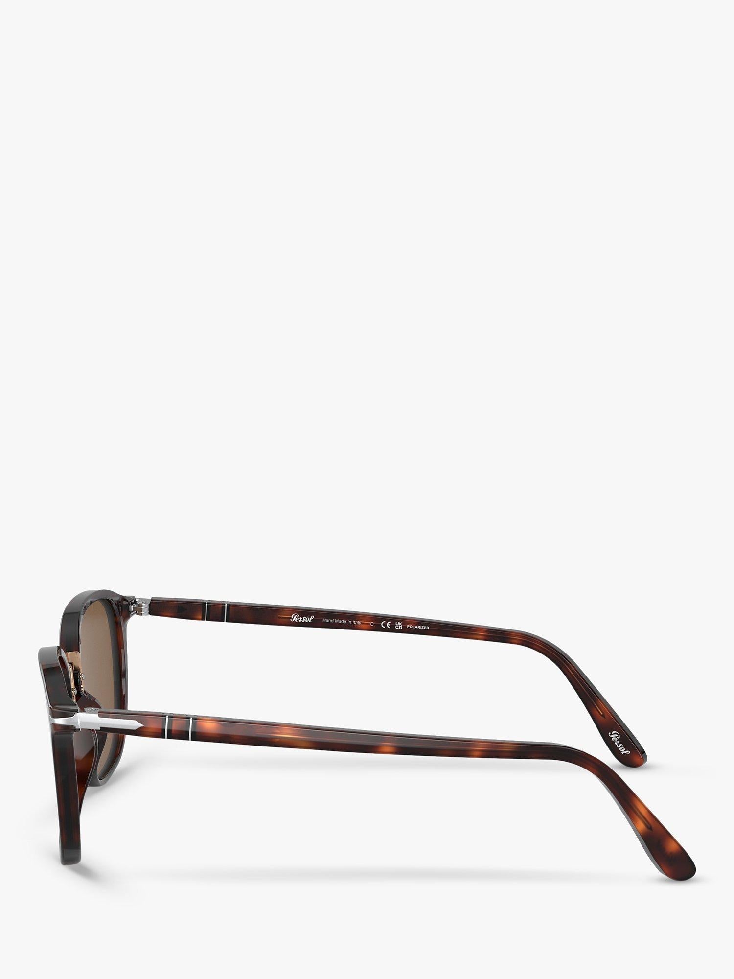 Persol PO3186S polarised square sunglasses 53mm, imported from the UK
