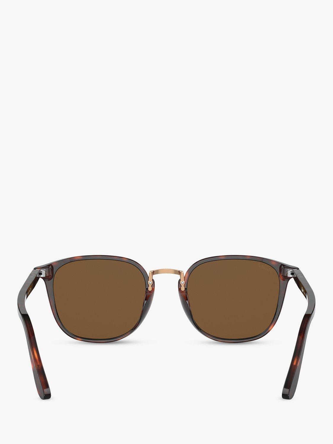 Persol PO3186S polarised square sunglasses 53mm, imported from the UK