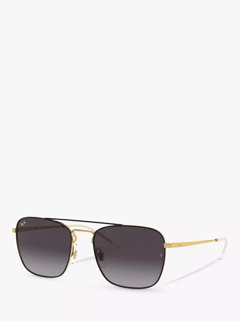 Ray-Ban men's square sunglasses gradient lens 55mm, UK version