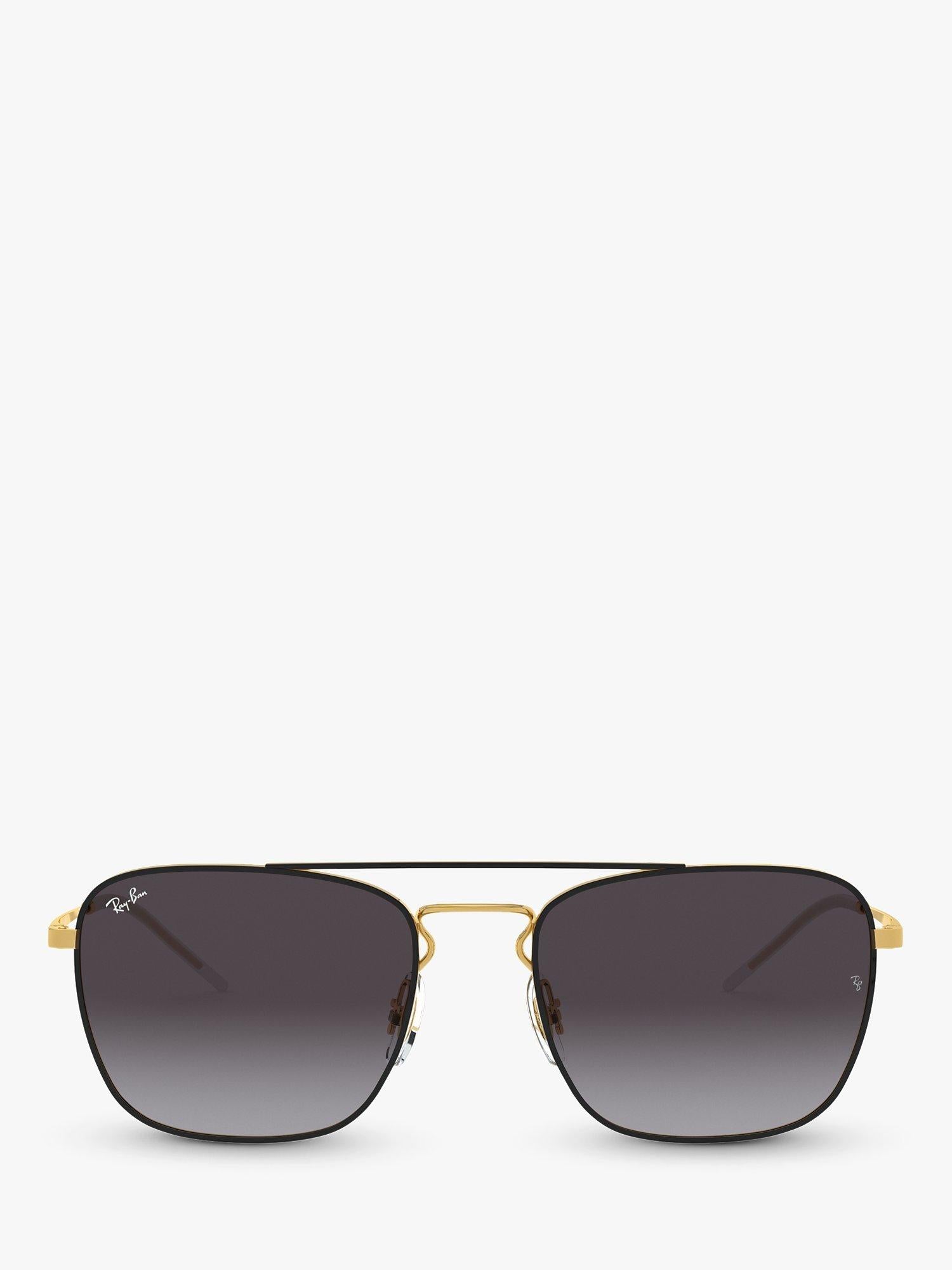 Ray-Ban men's square sunglasses gradient lens 55mm, UK version