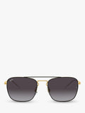 Ray-Ban men's square sunglasses gradient lens 55mm, UK version