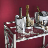 Robert Welch double-walled stainless steel wine cooler for single bottle, imported from the UK