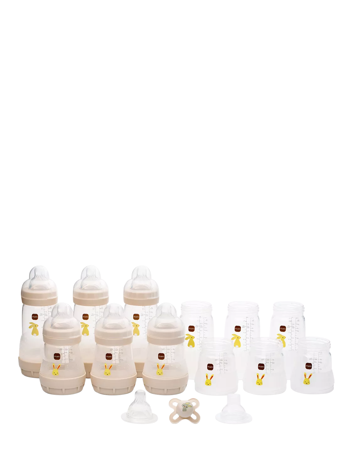 MAM Easy Start anti-colic baby bottle set with soother, UK version