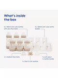 MAM Easy Start anti-colic baby bottle set with soother, UK version