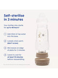 MAM anti-colic baby bottle pack of 2 260ml grey, UK version