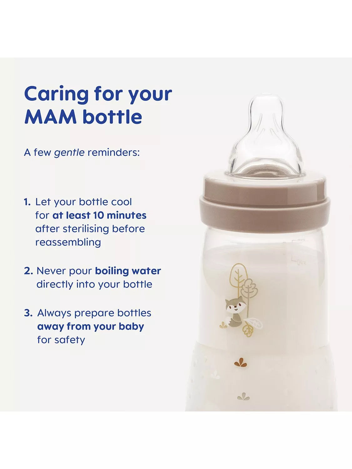 MAM anti-colic baby bottle pack of 2 260ml grey, UK version