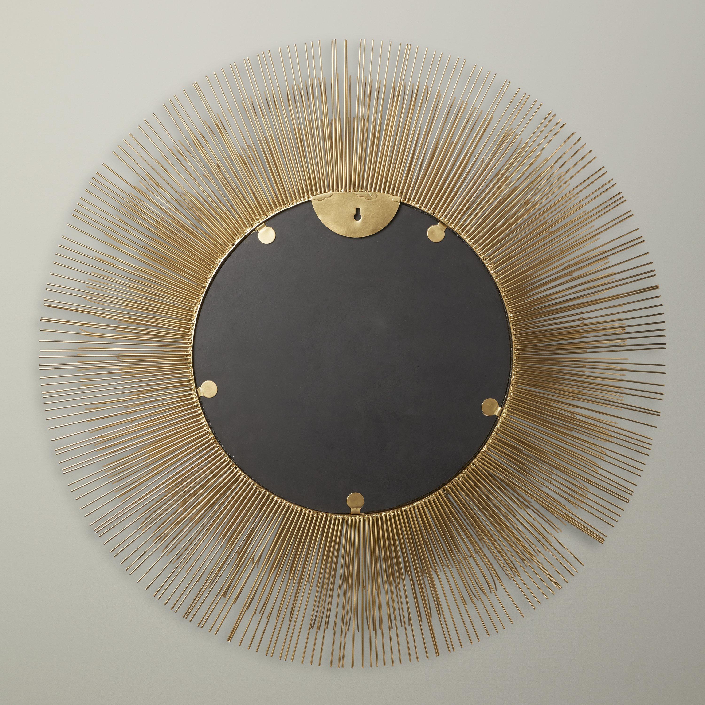John Lewis round mirror gold 87cm (British brand)