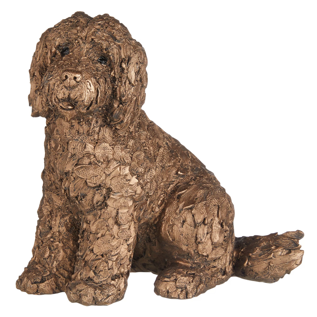 Frith Sculpture Lucy Cockapoo Dog by Adrian Tinsley, H20cm, Bronze