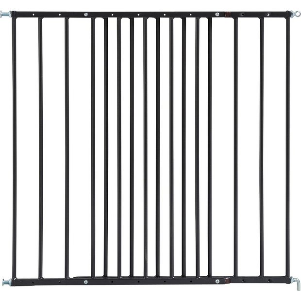 Scandinavian extendable metal wall mount pet gate 72cm height fits 62.5-106.8cm width (British brand)