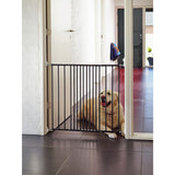 Scandinavian extendable metal wall mount pet gate 72cm height fits 62.5-106.8cm width (British brand)