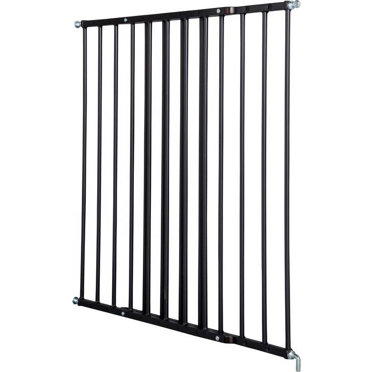 Scandinavian extendable metal wall mount pet gate 72cm height fits 62.5-106.8cm width (British brand)