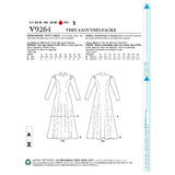 Vogue fit-and-flare dress sewing pattern 9264 (British brand)