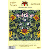 Bothy Threads William Morris Sunflower cross stitch kit 31cm, imported from the UK