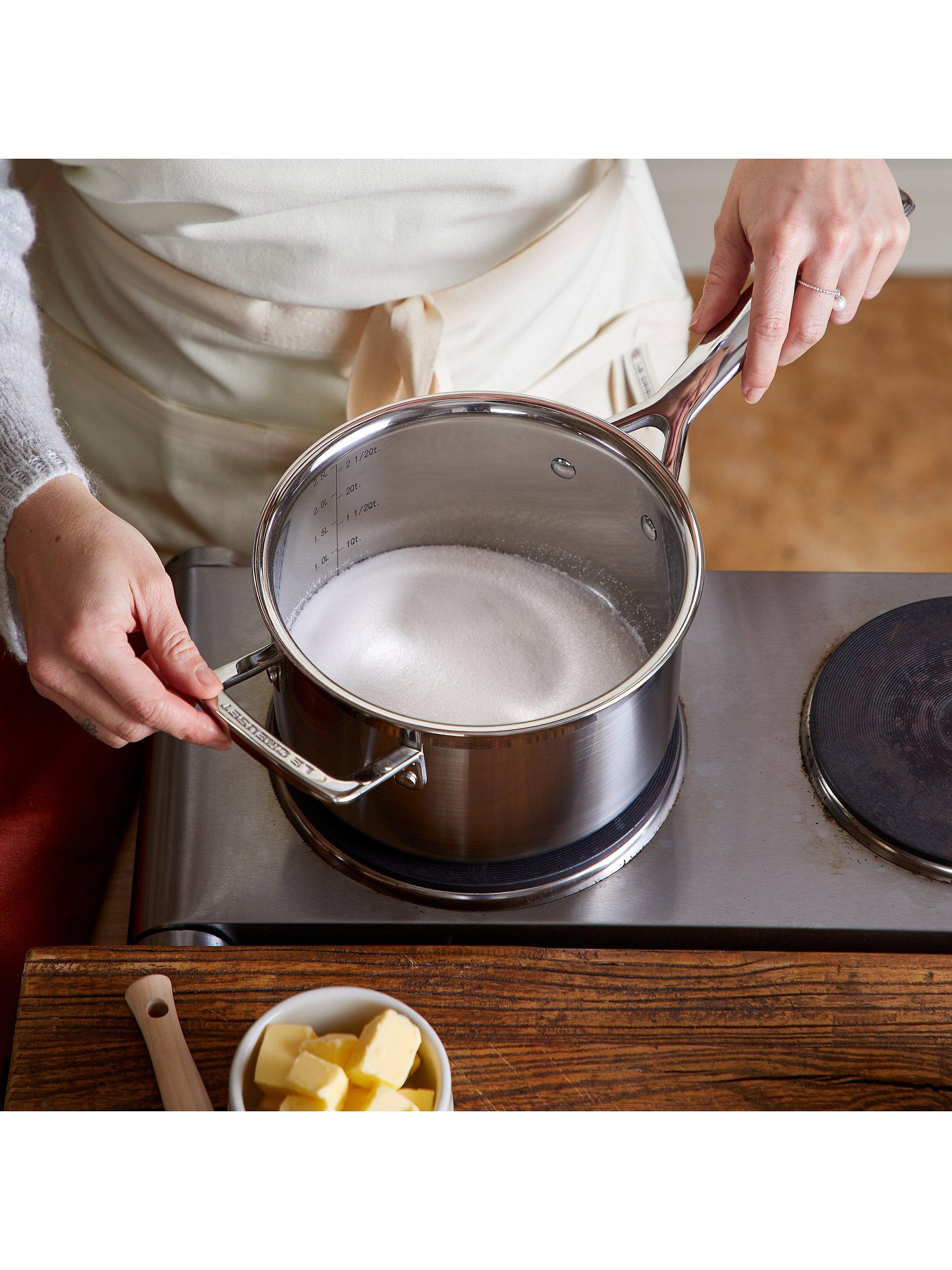 Le Creuset 3-Ply Stainless Steel Cookware Set, 4 pieces, UK version