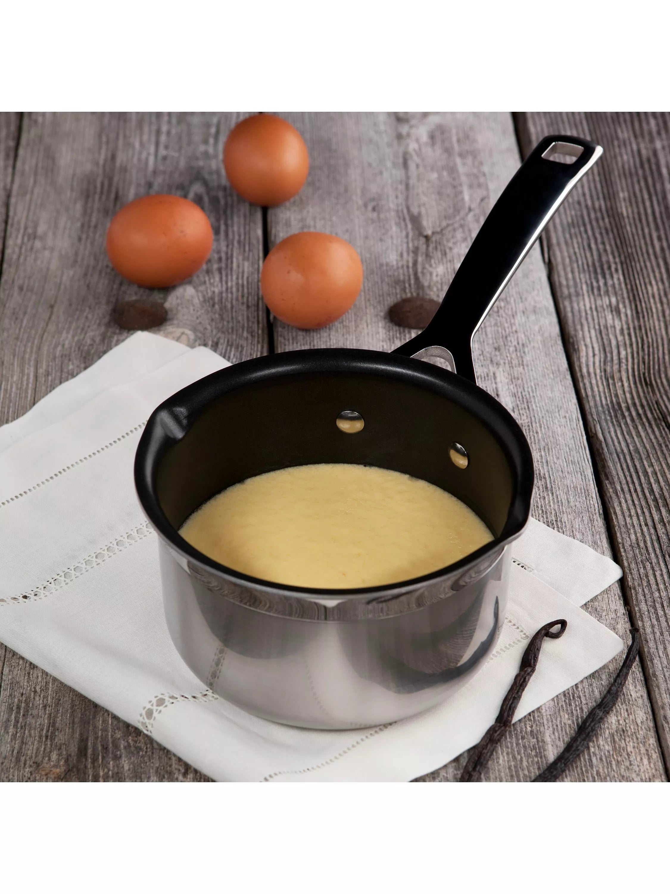 Le Creuset 3-Ply Stainless Steel Cookware Set, 4 pieces, UK version