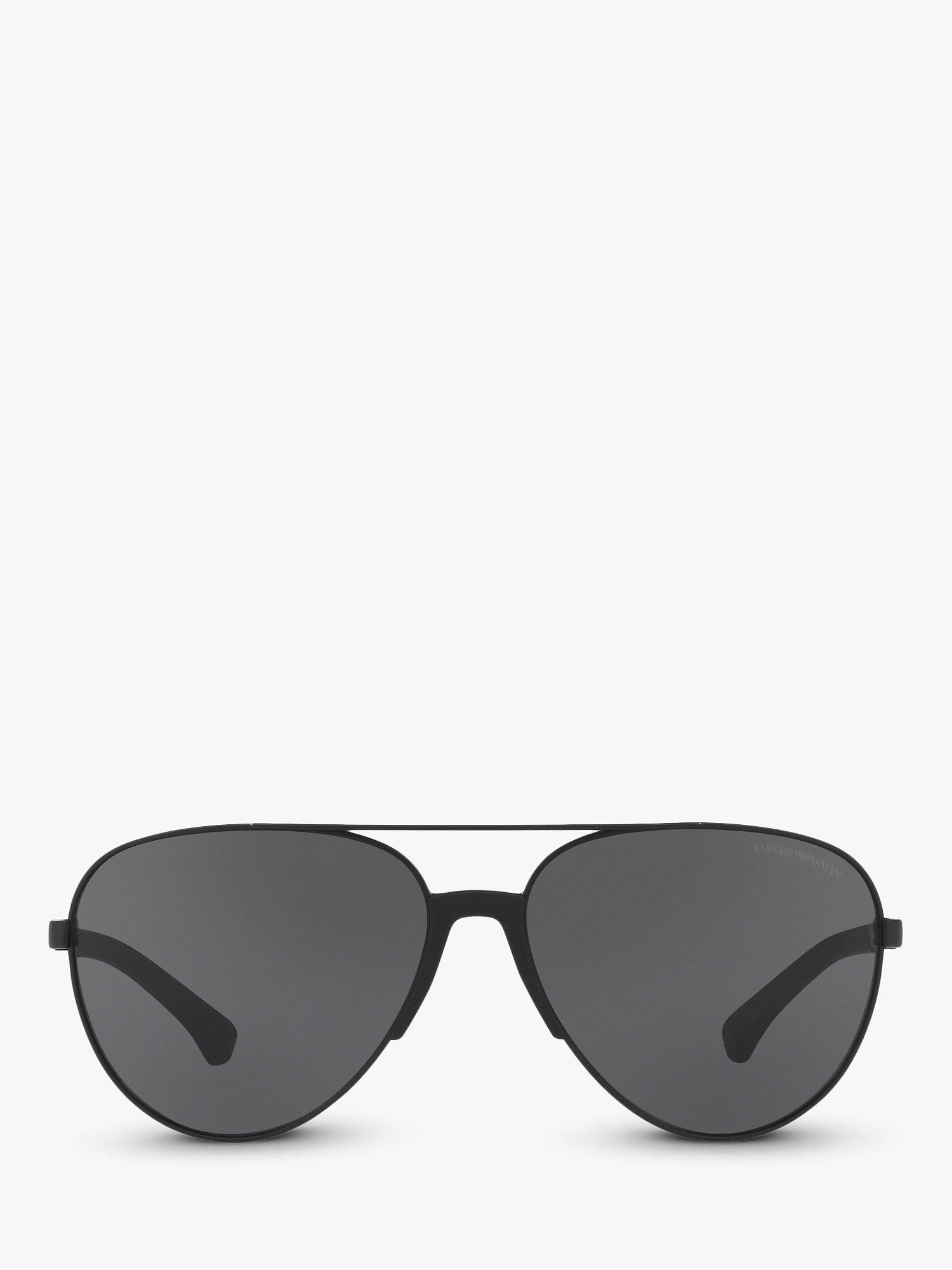 Emporio Armani aviator sunglasses black frame 61mm (British brand)