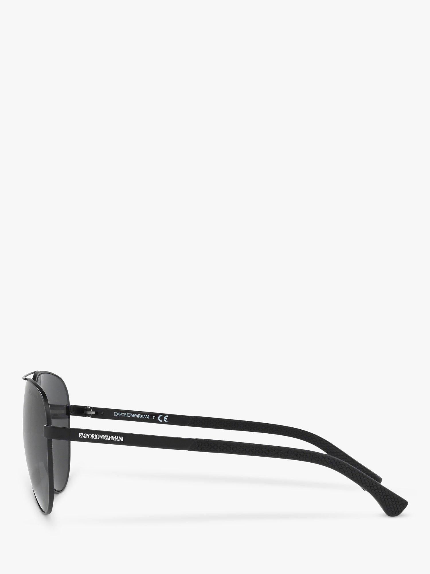 Emporio Armani aviator sunglasses black frame 61mm (British brand)