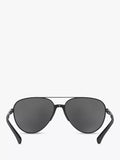 Emporio Armani aviator sunglasses black frame 61mm (British brand)