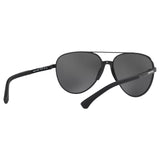 Emporio Armani aviator sunglasses black frame 61mm (British brand)