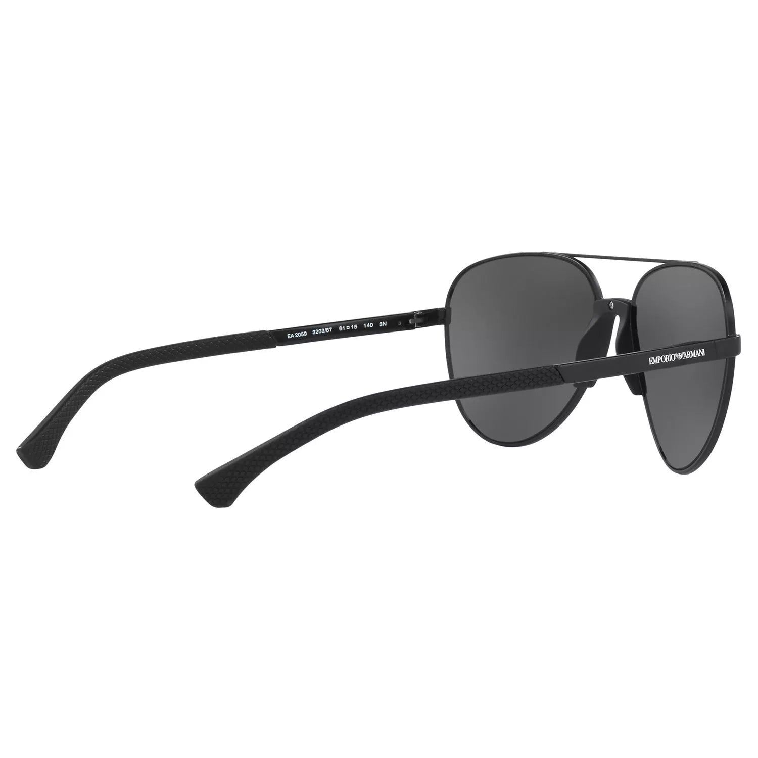 Emporio Armani aviator sunglasses black frame 61mm (British brand)