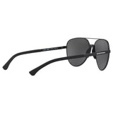 Emporio Armani aviator sunglasses black frame 61mm (British brand)