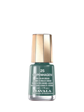 Mavala nail colour collection with autumnal and shimmer shades in small bottles, imported from the UK