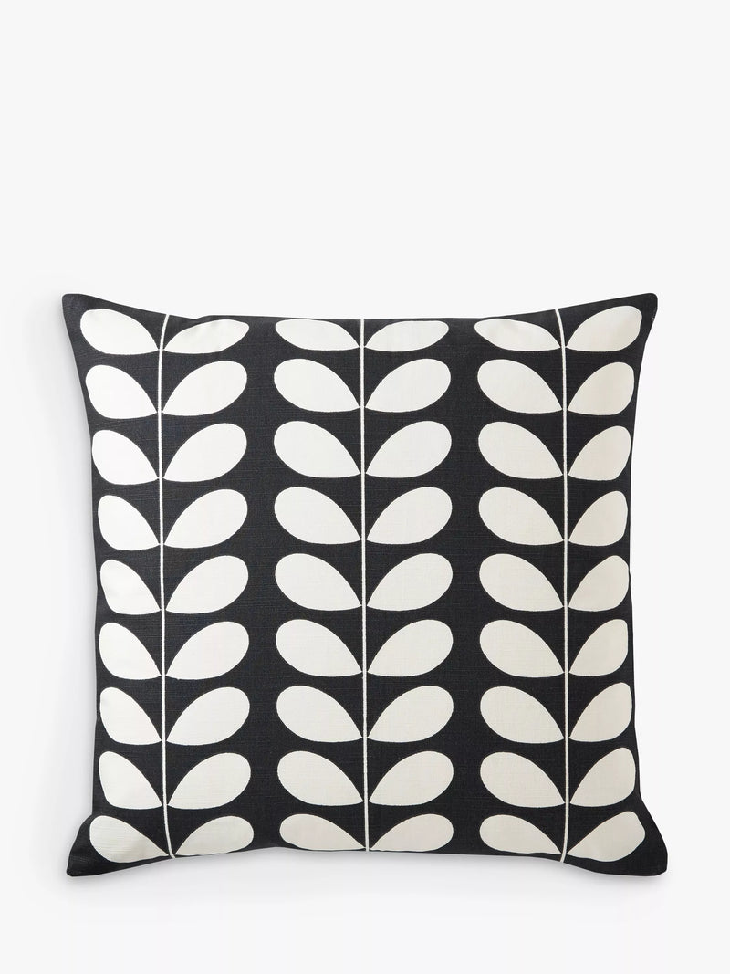 Orla Kiely small linear stem cushion 50x50cm (British brand)